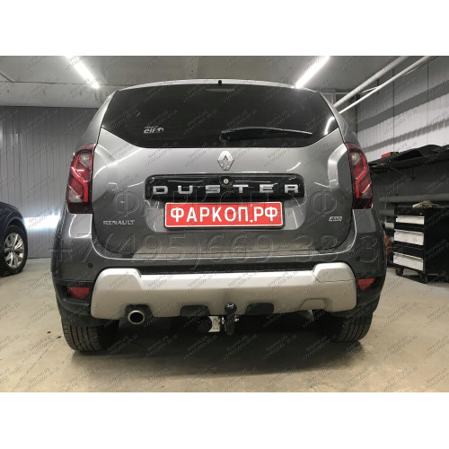 R115-A Лидер-плюс ТСУ для Renault Duster 4WD 2011-2015, 2015-2021, 2021-2022 (без выреза бампера), Renault Duster 2WD 2011-2015, 2015-2021, 2021-2022, Nissan Terrano 2014-2022 (требуется подрезка бампера). Нагрузки: 1200/75 кг, масса фаркопа 16,1 кг (без 