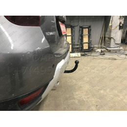 R115-A Лидер-плюс ТСУ для Renault Duster 4WD 2011-2015, 2015-2021, 2021-2022 (без выреза бампера), Renault Duster 2WD 2011-2015, 2015-2021, 2021-2022, Nissan Terrano 2014-2022 (требуется подрезка бампе