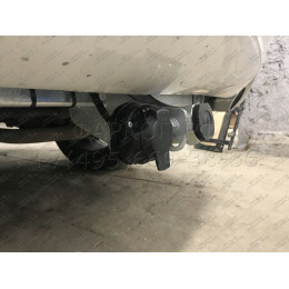 J010C GALIA Полностью оцинкованный фаркоп на Jeep Grand Cherokee WK2 2010-2021. Тип шара: C (горизонтальный съемный). Установка без выреза бампера. Нагрузки: 3500/17