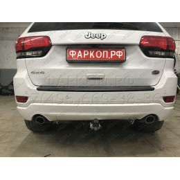 J010C GALIA Полностью оцинкованный фаркоп на Jeep Grand Cherokee WK2 2010-2021. Тип шара: C (горизонтальный съемный). Установка без выреза бампера. Нагрузки: 3500/17