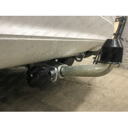 J010C GALIA Полностью оцинкованный фаркоп на Jeep Grand Cherokee WK2 2010-2021. Тип шара: C (горизонтальный съемный). Установка без выреза бампера. Нагрузки: 3500/17