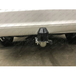 J010C GALIA Полностью оцинкованный фаркоп на Jeep Grand Cherokee WK2 2010-2021. Тип шара: C (горизонтальный съемный). Установка без выреза бампера. Нагрузки: 3500/17