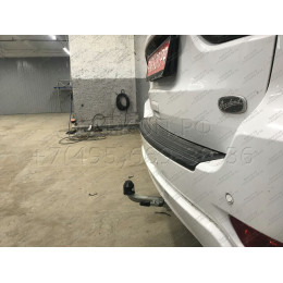 J010C GALIA Полностью оцинкованный фаркоп на Jeep Grand Cherokee WK2 2010-2021. Тип шара: C (горизонтальный съемный). Установка без выреза бампера. Нагрузки: 3500/17