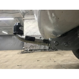 J010C GALIA Полностью оцинкованный фаркоп на Jeep Grand Cherokee WK2 2010-2021. Тип шара: C (горизонтальный съемный). Установка без выреза бампера. Нагрузки: 3500/17