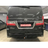 4510.12 SHERIFF Фаркоп на Toyota Hiace 2019-, Toyota Granvia 2019-. Необходима подрезка бампера. Тип шара: A. Нагрузки: 2500/100 кг, масса фаркопа 18,64 кг (без электрики в комплекте)