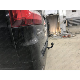 4510.12 SHERIFF Фаркоп на Toyota Hiace 2019-, Toyota Granvia 2019-. Необходима подрезка бампера. Тип шара: A. Нагрузки: 2500/100 кг, масса фаркопа 18,64 кг (без электрики в ко