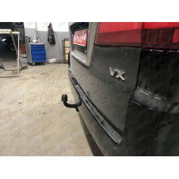 4510.12 SHERIFF Фаркоп на Toyota Hiace 2019-, Toyota Granvia 2019-. Необходима подрезка бампера. Тип шара: A. Нагрузки: 2500/100 кг, масса фаркопа 18,64 кг (без электрики в ко