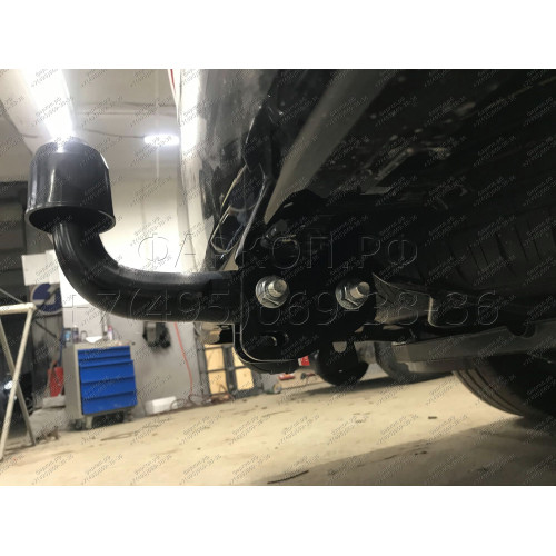 4510.12 SHERIFF Фаркоп на Toyota Hiace 2019-, Toyota Granvia 2019-. Необходима подрезка бампера. Тип шара: A. Нагрузки: 2500/100 кг, масса фаркопа 18,64 кг (без электрики в комплекте)