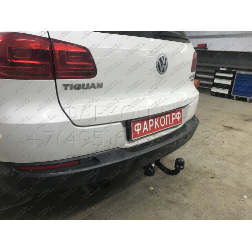 2181-A ORIS Фаркоп на Volkswagen Tiguan 2007-2016, Audi Q3 2011-2019. Необходима подрезка бампера. Тип шара: A. Нагрузки: 1500/50 кг, масса фаркопа 17,2 кг (без электрики в комплекте)