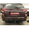 S116A GALIA Полностью оцинкованный фаркоп на Subaru Outback 2015-2021. Подрозетник убирается за бампер. Тип шара: A. Невидимый вырез бампера. Нагрузки: 2100/100 кг, масса фаркопа 17,32 кг