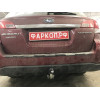 S116A GALIA Полностью оцинкованный фаркоп на Subaru Outback 2015-2021. Подрозетник убирается за бампер. Тип шара: A. Невидимый вырез бампера. Нагрузки: 2100/100 кг, масса фаркопа 17,32 кг