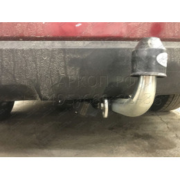 S116A GALIA Полностью оцинкованный фаркоп на Subaru Outback 2015-2021. Подрозетник убирается за бампер. Тип шара: A. Невидимый вырез бампера. Нагрузки: 2100/100 