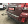 S116A GALIA Полностью оцинкованный фаркоп на Subaru Outback 2015-2021. Подрозетник убирается за бампер. Тип шара: A. Невидимый вырез бампера. Нагрузки: 2100/100 кг, масса фаркопа 17,32 кг