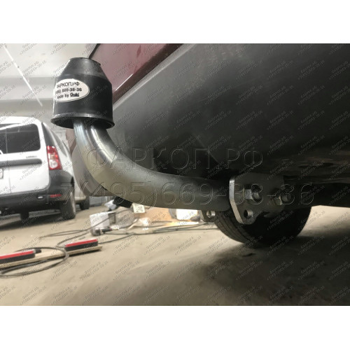 S116A GALIA Полностью оцинкованный фаркоп на Subaru Outback 2015-2021. Подрозетник убирается за бампер. Тип шара: A. Невидимый вырез бампера. Нагрузки: 2100/100 кг, масса фаркопа 17,32 кг
