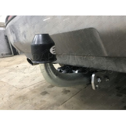 T072A GALIA Полностью оцинкованный фаркоп на Toyota RAV4 V XA50 2019-2025, Suzuki Across 2020-2025. Тип шара: A. Установка без снятия и выреза бампера. Нагрузки: 2100/100 кг, м