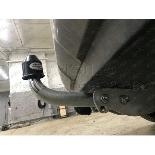 T072A GALIA Полностью оцинкованный фаркоп на Toyota RAV4 V XA50 2019-2025, Suzuki Across 2020-2025. Тип шара: A. Установка без снятия и выреза бампера. Нагрузки: 2100/100 кг, масса фаркопа 18,12 кг