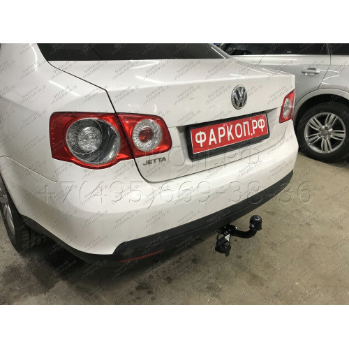 2189-A ORIS Фаркоп на Volkswagen Jetta седан 2006-2011, Volkswagen Golf V,VI универсал 2007-2013. Необходима подрезка бампера. Тип шара: A. Нагрузки: 1500/50 кг, масса фаркопа 14,3 кг (без электрики в комплекте)