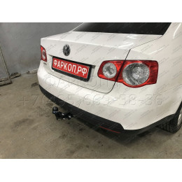 2189-A ORIS Фаркоп на Volkswagen Jetta седан 2006-2011, Volkswagen Golf V,VI универсал 2007-2013. Необходима подрезка бампера. Тип шара: A. Нагрузки: 1500/50 кг, масса фаркопа 14,