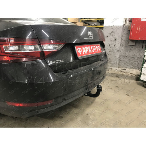 V-149 STEINHOF Фаркоп на Skoda Superb седан/универсал, в т.ч. 4WD 2015-2024, Volkswagen Passat седан/универсал 2014-2023, Volkswagen Arteon, также R Line, также 4 motion 2017-2023. Требуется подрезка бампера. Тип шара: AV (вертикальное быстросъемное крепл