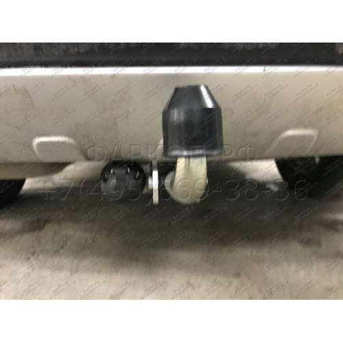 V057A GALIA Полностью оцинкованный фаркоп на Volvo XC90 2003-2015. Подрозетник убирается за бампер. Тип шара: A. Невидимый вырез бампера. Нагрузки: 2250/90 кг, масса фаркопа 15,92 кг