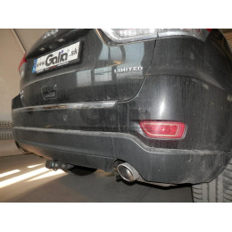 J010C GALIA Полностью оцинкованный фаркоп на Jeep Grand Cherokee WK2 2010-2021. Тип шара: C (горизонтальный съемный). Установка без выреза бампера. Нагрузки: 3500/17