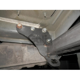 J010C GALIA Полностью оцинкованный фаркоп на Jeep Grand Cherokee WK2 2010-2021. Тип шара: C (горизонтальный съемный). Установка без выреза бампера. Нагрузки: 3500/17