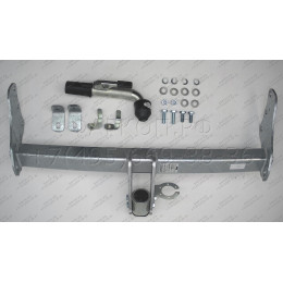 J010C GALIA Полностью оцинкованный фаркоп на Jeep Grand Cherokee WK2 2010-2021. Тип шара: C (горизонтальный съемный). Установка без выреза бампера. Нагрузки: 3500/17