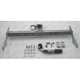 J010C GALIA Полностью оцинкованный фаркоп на Jeep Grand Cherokee WK2 2010-2021. Тип шара: C (горизонтальный съемный). Установка без выреза бампера. Нагрузки: 3500/17