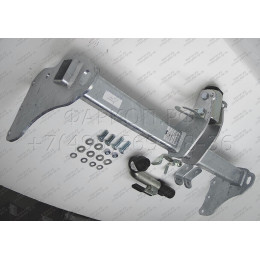 J010C GALIA Полностью оцинкованный фаркоп на Jeep Grand Cherokee WK2 2010-2021. Тип шара: C (горизонтальный съемный). Установка без выреза бампера. Нагрузки: 3500/17