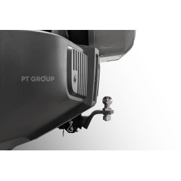 JTT-23-991122.00 PT GROUP Фаркоп на Jetour T2 2024- без подрезки бампера. Тип шара: E (легкосъемный шар под квадрат). Нагрузки: 1600/100 кг, масса фаркопа 17 кг (без эл