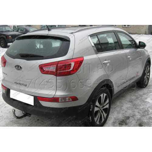 K-028 STEINHOF Фаркоп на Kia Sportage 2010-2015 без снятия и подрезки бампера. Тип шара: A. Нагрузки: 2000/80 кг, масса фаркопа 17,9 кг (без электрики в комплекте)