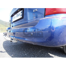 K018A GALIA Полностью оцинкованный фаркоп на Kia Carnival 1999-2006. Тип шара: A. Невидимый вырез бампера. Нагрузки: 2000/80 кг, масса фаркопа 18,52 кг
