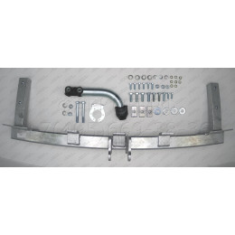 K018A GALIA Полностью оцинкованный фаркоп на Kia Carnival 1999-2006. Тип шара: A. Невидимый вырез бампера. Нагрузки: 2000/80 кг, масса фаркопа 18,52 кг