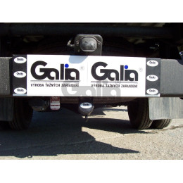 K026A GALIA Полностью оцинкованный фаркоп на Kia K2500 2003- (кроме 4x4), Kia Bongo 3 2006- (кроме 4x4). Тип шара: A. Установка без снятия и выреза бампера. Нагрузки: 14