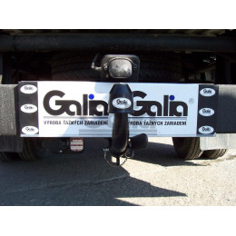 K026A GALIA Полностью оцинкованный фаркоп на Kia K2500 2003- (кроме 4x4), Kia Bongo 3 2006- (кроме 4x4). Тип шара: A. Установка без снятия и выреза бампера. Нагрузки: 14