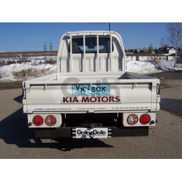 K026A GALIA Полностью оцинкованный фаркоп на Kia K2500 2003- (кроме 4x4), Kia Bongo 3 2006- (кроме 4x4). Тип шара: A. Установка без снятия и выреза бампера. Нагрузки: 14