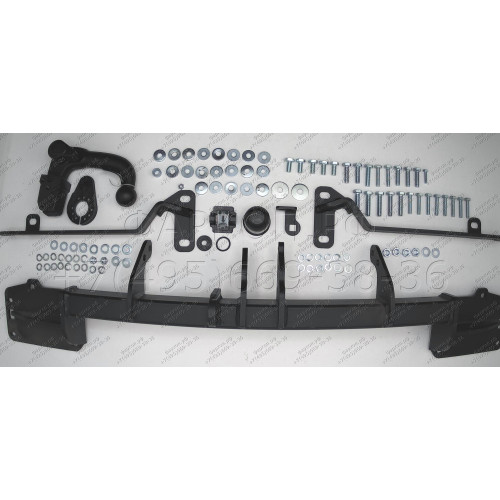 L-117 STEINHOF Фаркоп на Land Rover Range Rover Sport L494 2013-2022. Требуется подрезка бампера. Тип шара: AV (вертикальное быстросъемное крепление шара на ключе). Нагрузки: 3500/150 кг, масса фаркопа 32,3 кг (без электрики в комплекте)