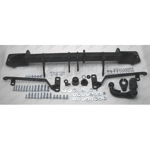 L-117 STEINHOF Фаркоп на Land Rover Range Rover Sport L494 2013-2022. Требуется подрезка бампера. Тип шара: AV (вертикальное быстросъемное крепление шара на ключе). Нагрузки: 3500/150 кг, масса фаркопа 32,3 кг (без электрики в комплекте)
