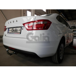 L025C GALIA Полностью оцинкованный фаркоп на Lada Vesta седан/универсал (установка без выреза бампера), в т.ч. SW Cross 2015-2022 (установка с подрезкой бампер