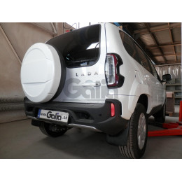 L028C GALIA Полностью оцинкованный фаркоп на Lada Niva Travel 2021-, Chevrolet Niva 2123 2008-2020, Lada Niva 2020-2021. Тип шара: C (горизонтальный съемный). Установка без снятия 