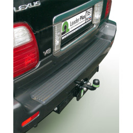 L104-F Лидер-плюс ТСУ для Toyota Land Cruiser 100 1998-2007, Lexus LX 470 1998-2007 без снятия и выреза бампера. Тип шара: F. Нагрузки: 2000/100 кг, масса фаркопа 17,42 кг (без эле