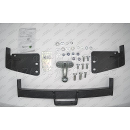 L104-F Лидер-плюс ТСУ для Toyota Land Cruiser 100 1998-2007, Lexus LX 470 1998-2007 без снятия и выреза бампера. Тип шара: F. Нагрузки: 2000/100 кг, масса фаркопа 17,42 кг (без эле