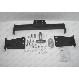 L104-F Лидер-плюс ТСУ для Toyota Land Cruiser 100 1998-2007, Lexus LX 470 1998-2007 без снятия и выреза бампера. Тип шара: F. Нагрузки: 2000/100 кг, масса фаркопа 17,42 кг (без эле