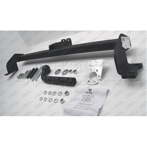 LF 02 AVTOS Фаркоп на Lifan X60 2012-2021 без подрезки бампера. Тип шара: A. Нагрузки: 750/50 кг, масса фаркопа 10 кг (без электрики в комплекте)