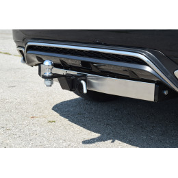 LRX-15-991124.00 PT GROUP Фаркоп с нержавеющей накладкой на Lexus RX, кроме Long, в т.ч. F Sport 2015-2019 без подрезки бампера. Тип шара: E (легкосъемный шар под квадра