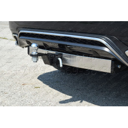 LRX-15-991124.00 PT GROUP Фаркоп с нержавеющей накладкой на Lexus RX, кроме Long, в т.ч. F Sport 2015-2019 без подрезки бампера. Тип шара: E (легкосъемный шар под квадра