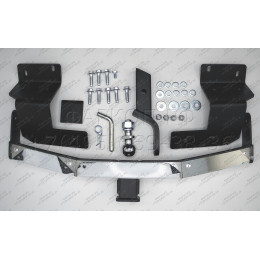 LRX-15-991124.00 PT GROUP Фаркоп с нержавеющей накладкой на Lexus RX, кроме Long, в т.ч. F Sport 2015-2019 без подрезки бампера. Тип шара: E (легкосъемный шар под квадра