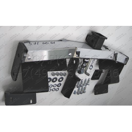 LRX-15-991124.00 PT GROUP Фаркоп с нержавеющей накладкой на Lexus RX, кроме Long, в т.ч. F Sport 2015-2019 без подрезки бампера. Тип шара: E (легкосъемный шар под квадра