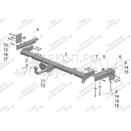 LX 01 AVTOS Фаркоп на Lexus RX 1998-2003. Необходима подрезка бампера. Тип шара: A. Нагрузки: 2000/100 кг, масса фаркопа 20 кг (без электрики в комплекте)