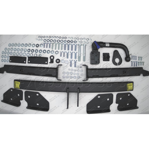M-129 STEINHOF Фаркоп на Mercedes GLE-Class w166 2015-2019, Mercedes M-Class w164 2006-2012, M-Class w166 2012-2015. Требуется подрезка бампера. Тип шара: AV (вертикальное быстросъемное крепление шара на ключе). Нагрузки: 3500/140 кг, масса фаркопа 34,2 к